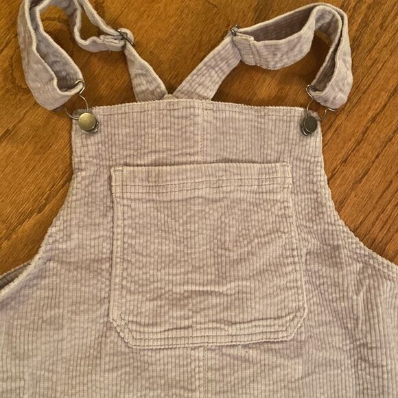 NWT So corduroy overall dress light gray - Picture 2 of 7